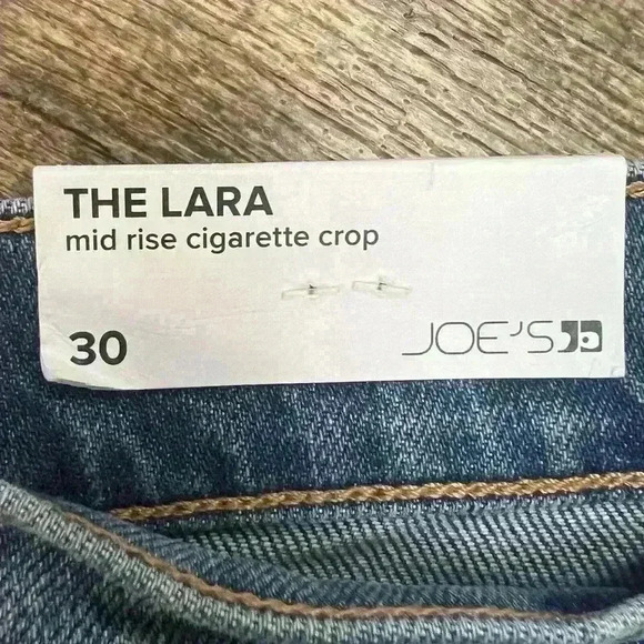 NWT Joe’s Jeans The Lara Mid Rise Cigarette Crop Size 30 - Picture 6 of 11